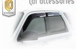 2 059 р. Дефлектора окон (USA) CA-Plastiс  Ford Escape  2 (2008-2012) (Classic полупрозрачный, Без хром.молдинга)  с доставкой в г. Калуга. Увеличить фотографию 1