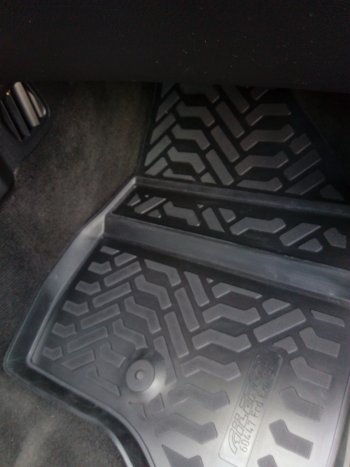 Комплект ковриков в салон Aileron 3D (с подпятником) Ford Explorer U502 1-ый рестайлинг, 5 дв. (2015-2018)