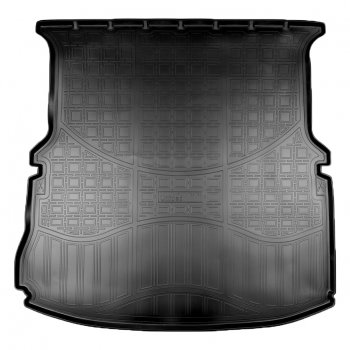1 869 р. Коврик в багажник Norplast Unidec (со сложенным 3-им рядом)  Ford Explorer  U502 (2010-2016) (Цвет: черный)  с доставкой в г. Калуга. Увеличить фотографию 1