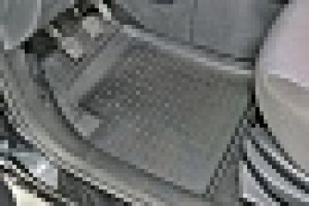 1 879 р. Комплект ковриков салона Element (полиуретан) Ford Fiesta 5 хэтчбэк 5 дв. дорестайлинг (2001-2005)  с доставкой в г. Калуга. Увеличить фотографию 2