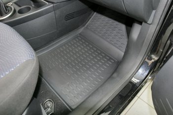 1 879 р. Комплект ковриков салона Element (полиуретан)  Ford Fiesta  5 - Fusion  1  с доставкой в г. Калуга. Увеличить фотографию 4