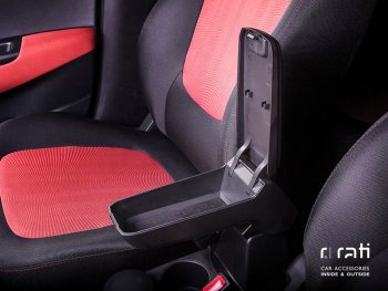 1 349 р. Подлокотник Armster S Ford Fiesta 6 хэтчбэк 5 дв. рестайлинг (2012-2019)  с доставкой в г. Калуга. Увеличить фотографию 2