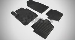 2 149 р. Износостойкие коврики в салон с рисунком Сетка SeiNtex Premium 4 шт. (резина)  Ford Fiesta  6 (2008-2012)  с доставкой в г. Калуга. Увеличить фотографию 1