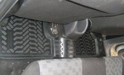 1 369 р. Комплект ковриков в салон Aileron 4 шт. (полиуретан, 3D с подпятником) Ford Focus 2 универсал рестайлинг (2007-2011)  с доставкой в г. Калуга. Увеличить фотографию 2