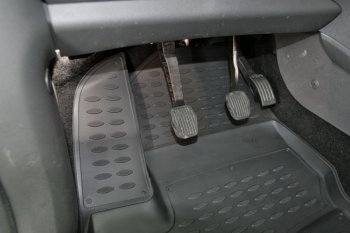 1 699 р. Коврики в салон (полиуретан) Element Ford Focus 2 универсал рестайлинг (2007-2011)  с доставкой в г. Калуга. Увеличить фотографию 1