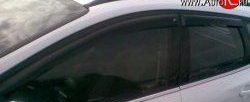 1 899 р. Комплект дефлекторов окон (ветровиков) 4 шт. Novline (литьевой поликарбонат)  Ford Focus  3 (2010-2015)  с доставкой в г. Калуга. Увеличить фотографию 1