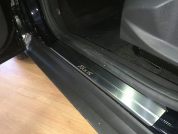 2 199 р. Накладки порожков салона INOX  Ford Focus  3 (2010-2019) (Нержавеющая сталь)  с доставкой в г. Калуга. Увеличить фотографию 3