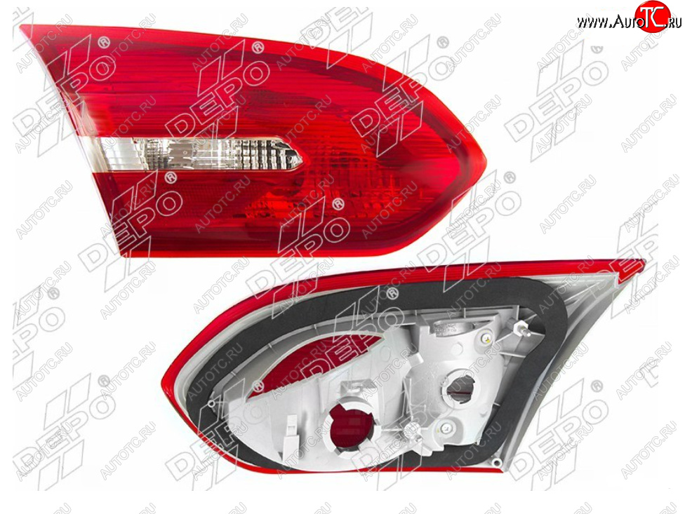 3 699 р. Левый фонарь в крышку багажника DEPO  Ford Focus  3 (2014-2019)  с доставкой в г. Калуга