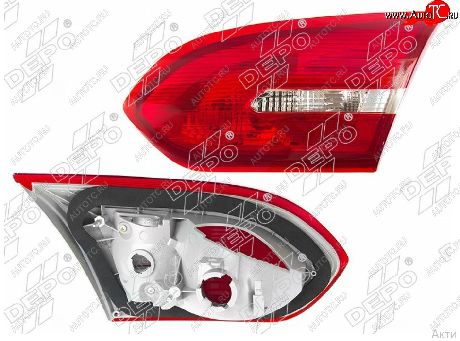 3 699 р. Правый фонарь в крышку багажника DEPO  Ford Focus  3 (2014-2019)  с доставкой в г. Калуга