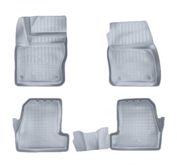 2 759 р. Коврики салона Norplast Unidec  Ford Focus  3 (2014-2019) (Цвет: серый)  с доставкой в г. Калуга. Увеличить фотографию 1