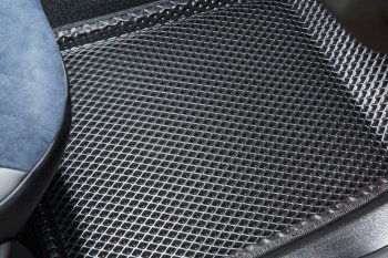 4 749 р. Коврики в салон EVA 3D РОМБ (АКПП, полимер)  Ford Focus  3 (2014-2019)  с доставкой в г. Калуга. Увеличить фотографию 5