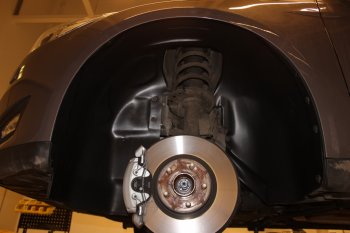 1 539 р. Передний левый подкрылок TOTEM  Ford Focus  3 (2014-2019)  с доставкой в г. Калуга. Увеличить фотографию 2