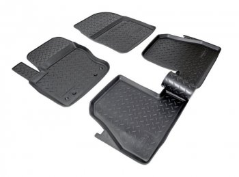 Комплект салонных ковриков Norplast Unidec Ford (Форд) Focus (Фокус)  3 (2010-2015) 3 универсал дорестайлинг, хэтчбэк дорестайлинг, седан дорестайлинг  (Цвет: черный)