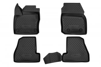 3 499 р. Комплект 3D ковриков в салон с повышенной износостойкостью Format  Ford Focus  3 (2014-2019)  с доставкой в г. Калуга. Увеличить фотографию 1