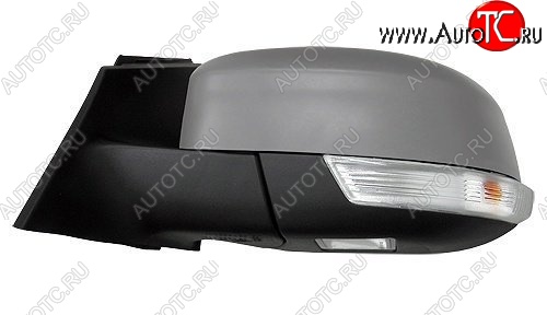 7 699 р. Боковое левое зеркало заднего вида SAT (регулировка, автоскладывание, обогрев, поворот, подсветка, слепая зона)  Ford Focus  3 (2010-2019) (Неокрашенное)  с доставкой в г. Калуга