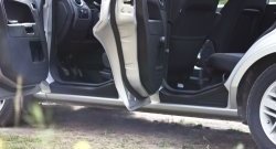 3 799 р. Накладки порогов в дверной проем на RA Ford Fusion 1 хэтчбэк дорестайлинг (2002-2005) (Передние + задние)  с доставкой в г. Калуга. Увеличить фотографию 1
