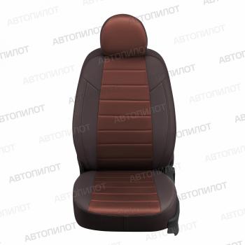 13 449 р. Чехлы сидений (экокожа/алькантара) Автопилот  Ford Fusion  1 (2002-2012) (шоколад)  с доставкой в г. Калуга. Увеличить фотографию 2