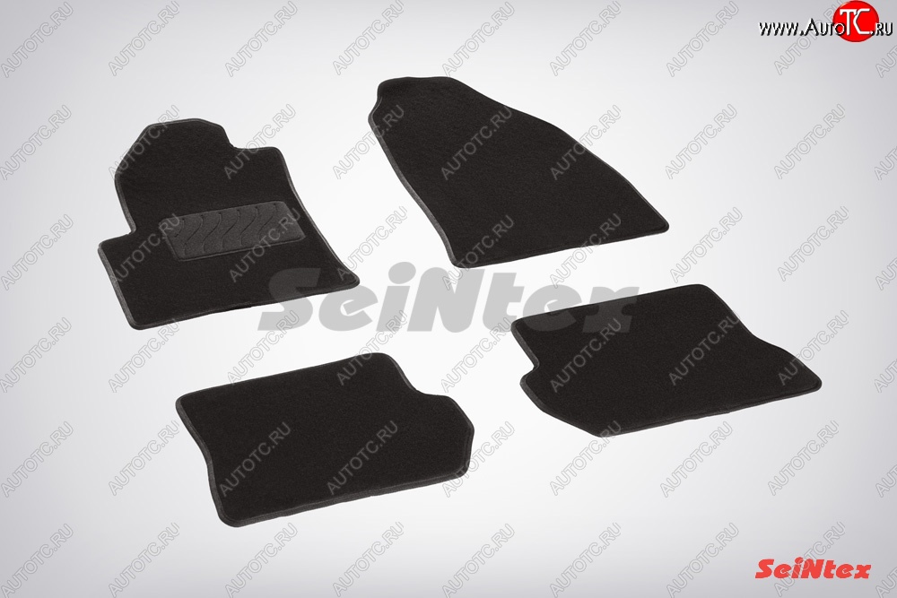 2 499 р. Износостойкие коврики в салон SeiNtex Premium LUX 4 шт. (ворсовые)  Ford Fusion  1 (2002-2012)  с доставкой в г. Калуга