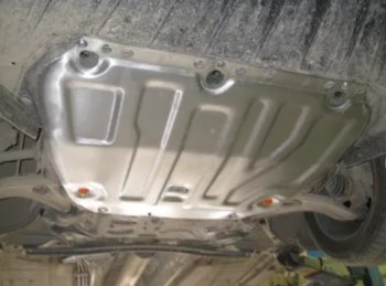8 449 р. Защита картера двигателя и КПП Alfeco  Ford Grand C-Max  C344 (2010-2015) (Алюминий 3 мм)  с доставкой в г. Калуга. Увеличить фотографию 2
