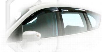 2 099 р. Дефлектора окон CA-Plastiс Ford Kuga 1 (2008-2013) (Classic полупрозрачный, Без хром.молдинга)  с доставкой в г. Калуга. Увеличить фотографию 1