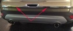 2 399 р. Нижняя накладка на крышку багажника СТ Ford Kuga 2 дорестайлинг (2013-2016)  с доставкой в г. Калуга. Увеличить фотографию 2