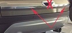2 399 р. Нижняя накладка на крышку багажника СТ Ford Kuga 2 дорестайлинг (2013-2016)  с доставкой в г. Калуга. Увеличить фотографию 1