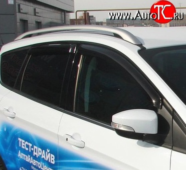 2 449 р. Дефлекторы окон (ветровики) 4 шт. Novline  Ford Kuga  1 (2008-2013)  с доставкой в г. Калуга