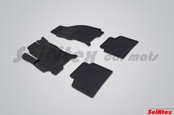 Износостойкие резиновые коврики в салон Сетка Seintex Ford Mondeo Mk3,B4Y дорестайлинг, седан (2000-2003)