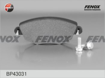 1 699 р. Колодка переднего дискового тормоза FENOX  Ford Mondeo (2000-2007)  с доставкой в г. Калуга. Увеличить фотографию 1