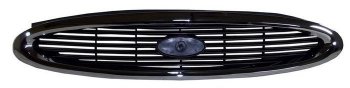 3 099 р. Решётка радиатора SAT (черная с хромом, бензин)  Ford Mondeo (1996-2000)  с доставкой в г. Калуга. Увеличить фотографию 1