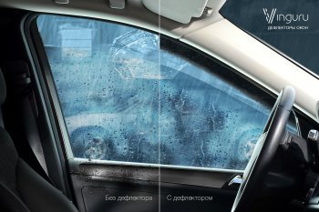1 999 р. Дефлекторы окон Vinguru Ford S-Max 1 рестайлинг (2010-2015)  с доставкой в г. Калуга. Увеличить фотографию 3