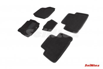 4 799 р. Комплект 3D ковриков в салон (ворсовые / чёрные) Seintex  Ford S-Max  1 (2006-2015)  с доставкой в г. Калуга. Увеличить фотографию 1