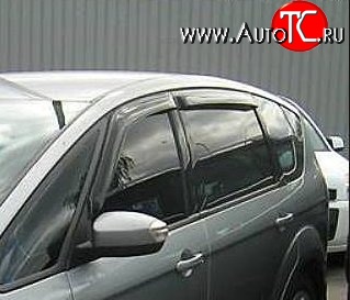 999 р. Комплект дефлекторов окон (ветровиков) 4 шт. Russtal Ford S-Max 1 дорестайлинг (2006-2010)  с доставкой в г. Калуга