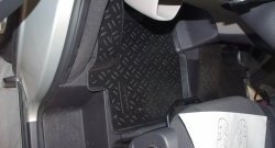 1 839 р. Коврики в салон Aileron (полиуретан, передние 2 шт.)  Ford Tourneo Custom (2012-2018)  с доставкой в г. Калуга. Увеличить фотографию 1