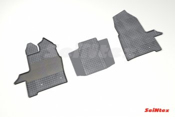 Износостойкие резиновые коврики в салон Сетка Seintex Ford Tourneo Custom дорестайлинг (2012-2018)