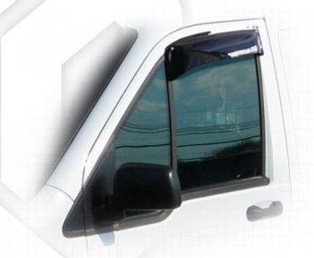 1 799 р. Дефлектора окон CA-Plastic  Ford Tourneo Connect (2002-2013) (Classic полупрозрачный, Без хром.молдинга)  с доставкой в г. Калуга. Увеличить фотографию 1