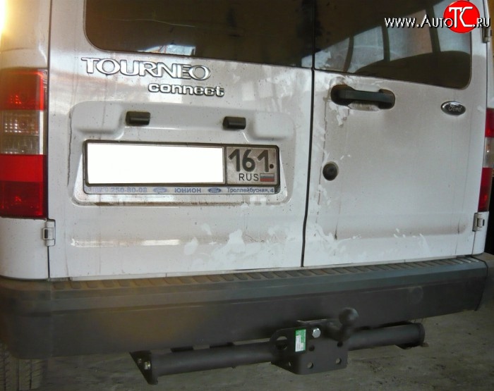 8 399 р. Фаркоп Лидер Плюс (до 1200 кг) Ford Tourneo Connect дорестайлинг (2002-2007) (Без электропакета)  с доставкой в г. Калуга