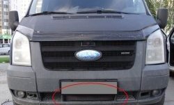 Нижняя защитная сетка на бампер (рестайлинг) Russtal (черная) Ford (Форд) Transit (Транзит)  3 (2006-2014) 3  рестайлинг