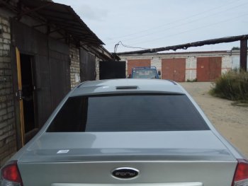 5 399 р. Козырёк на заднее стекло Concept (с вырезом) Ford Focus 2  седан дорестайлинг (2004-2008) (Неокрашенный)  с доставкой в г. Калуга. Увеличить фотографию 8