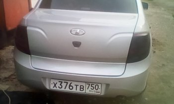 2 299 р. Накладка на крышку багажника автомобиля XALK  Лада Гранта  2190 седан (2011-2017) (Неокрашенная)  с доставкой в г. Калуга. Увеличить фотографию 6