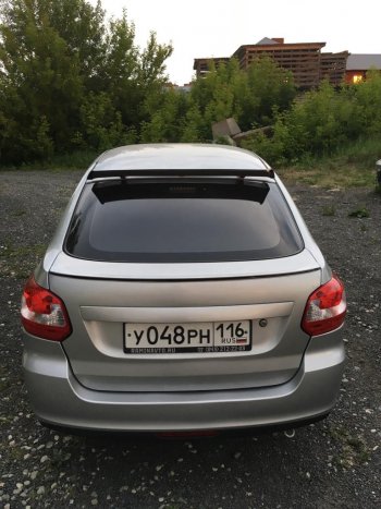 2 399 р. Верхний универсальный спойлер Альбатрос BMW X6 E71 дорестайлинг (2008-2012) (С белым стоп-сигналом, Неокрашенный)  с доставкой в г. Калуга. Увеличить фотографию 16
