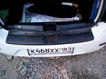 1 089 р. Накладка защитная на задний бампер Yuago Renault Sandero (B8) дорестайлинг (2014-2018)  с доставкой в г. Калуга. Увеличить фотографию 4