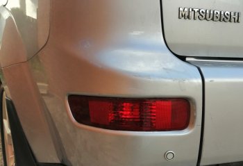 1 269 р. Левый фонарь в задний бампер SAT  Mitsubishi Outlander  XL (2005-2013)  с доставкой в г. Калуга. Увеличить фотографию 2