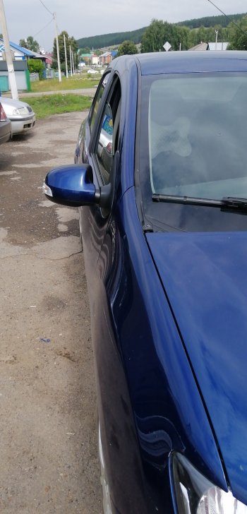 5 599 р. Правое боковое зеркало заднего вида SAT (обогрев, поворот, датчик температуры, 9 контактов) Renault Logan 2 дорестайлинг (2014-2018) (Неокрашенное)  с доставкой в г. Калуга. Увеличить фотографию 3