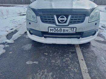 5 799 р. Накладка переднего бампера Городская Легенда Nissan Qashqai 1 дорестайлинг (2007-2010) (Неокрашенная)  с доставкой в г. Калуга. Увеличить фотографию 5