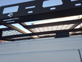 20 999 р. Универсальный багажник-корзина трехсекционный широкий (2100х1300 мм, под поперечины) Petroil Tuning Audi A6 C6 дорестайлинг, седан (2004-2008)  с доставкой в г. Калуга. Увеличить фотографию 8