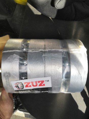 3 099 р. Адаптер-проставка 45 мм со шпильками ZUZ (1 шт. с гайками) Nissan Skyline V37 (2014-2017) 5x114.3xDIA66.0xM12x1.25. Увеличить фотографию 4