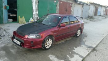 7 299 р. Передний бампер VeilSide Honda Civic EJ,EK,EM седан дорестайлинг (1995-1998) (кузов: седан)  с доставкой в г. Калуга. Увеличить фотографию 9