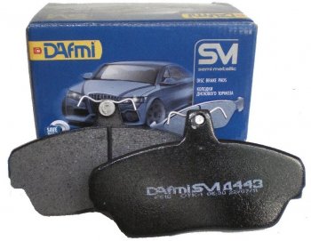 Колодка переднего дискового тормоза DAFMI (SM) ГАЗ Соболь 2752 1-ый рестайлинг цельнометаллический фургон (2003-2010)