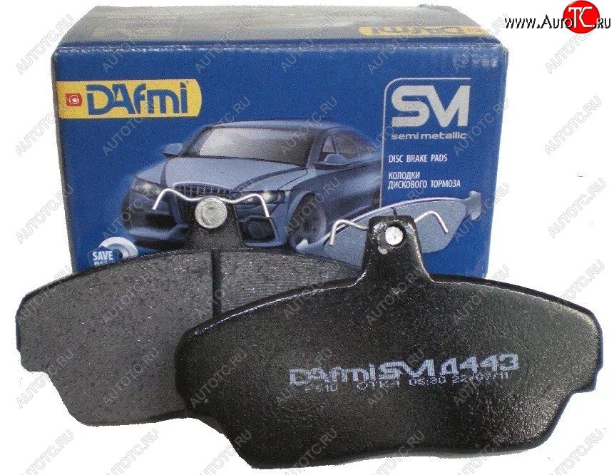 1 049 р. Колодка переднего дискового тормоза DAFMI (SM) ГАЗ 3110 Волга (1997-2005)  с доставкой в г. Калуга